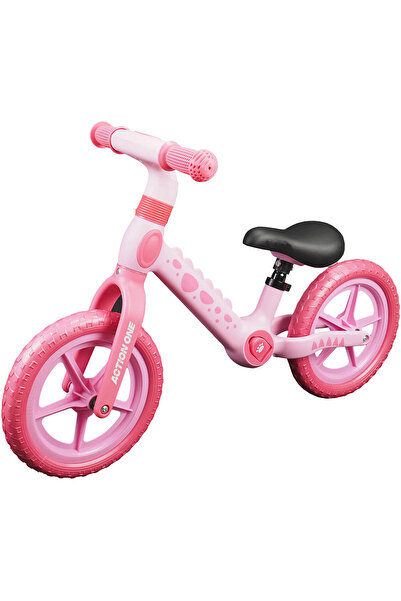 ACTION ONE Balance bike for children 2-5 years old Spiky, 12 inch, pink