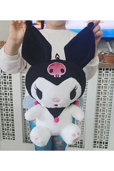 LRS STORE Kuromi - Hello Kitty Plush Toy Figure 37 cm Large Size High Quality Sanrio Kwaii