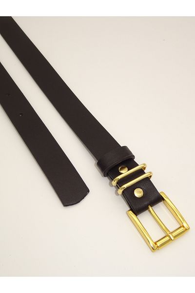 Versla Gold Buckle Dress Belt, Trousers Belt, Shirt Belt, Jacket Belt