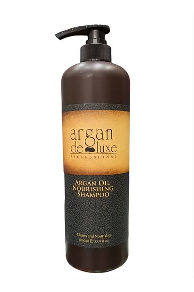 argan de luxe Argan Deluxe Nourishing Shampoo with Argan Oil 1000ml for healthy, soft hair with a natural shine