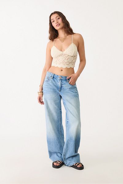 Stradivarius Strappy lace top