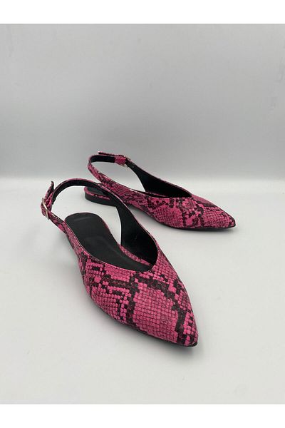 Ömer Ediz Shoes SNAK Pantofi de damă casual cu model cu vârf ascuțit, balerină, mocasini