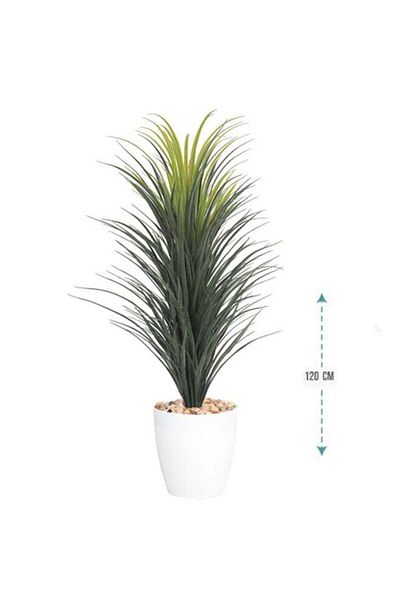 DRAMA HOME Artificial tree for home and office decor - 120 cm high - natural appearance - elegant pot - maintenance-free