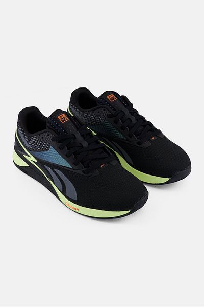 Reebok Men Nano X3 Lace Up Training Shoes, Black