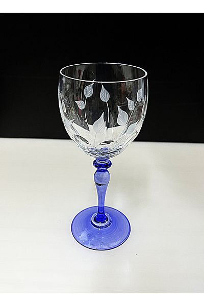 DECOSTYLE Leaf Decoration Colorful Cold Cutting Pasabahce Footed Coffee Side Ideal 1 Piece