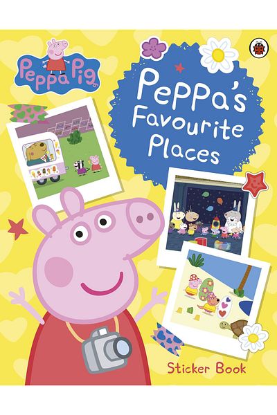 Penguin Random House Peppa Pig: Peppa's Favorite Places: Sticker Scenes Book