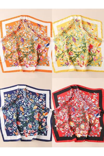 AYSL BUTİK Silk Scarf Red