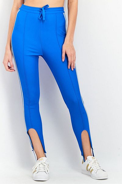 adidas Women Sportswear Fit Beckenbauer Training Track Pants, Blue