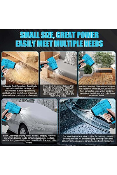 AVRASYA Turbo Fan, Şarjlı Turbo Fan, Kamp Fanı , Yaprak Temizleme Fan