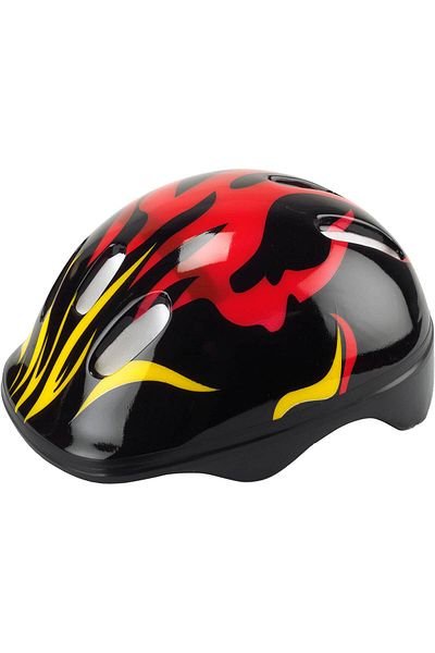 ACTION ONE Casca protectie Flames, marime 52-54 cm, neagra