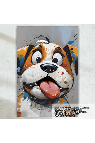 Hayat Poster drăguț câine prost acasă copil decor camera pictură poster retro...