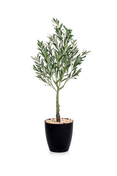 DRAMA HOME 135cm tall artificial olive tree, an elegant natural touch to your home decor