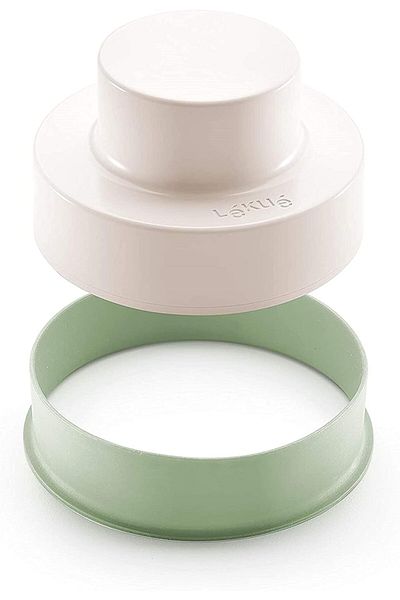 lekue Light Green Burger Mold 11X3,5Cm