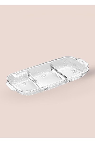 The Mia Divided Service Presentation Plate 30X13X4 cm Cam0501