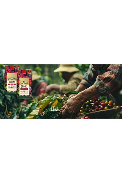 Jacobs Espresso káva Origins Laos & India, 1 kg