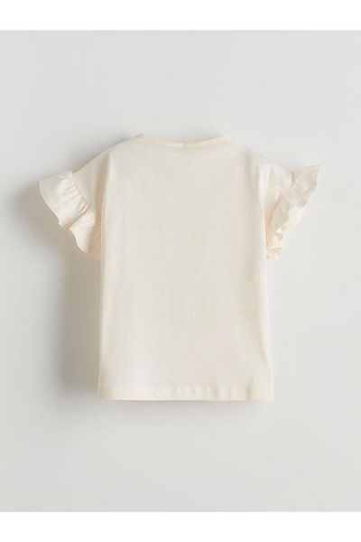 LC Waikiki Tricou pentru fete cu imprimeu cu gâtul rotund (S5)