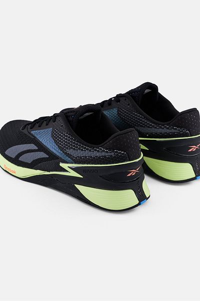 Reebok Men Nano X3 Lace Up Training Shoes, Black