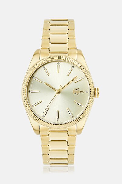 Lacoste Women 2001240 Round Quartz Watches 36 mm, Gold