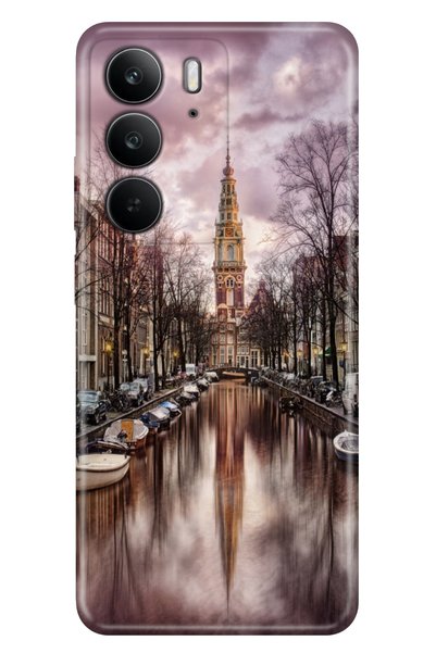 realme C75 (Rmx3941) Case Decorative Silicone Printed Cover Amsterdam