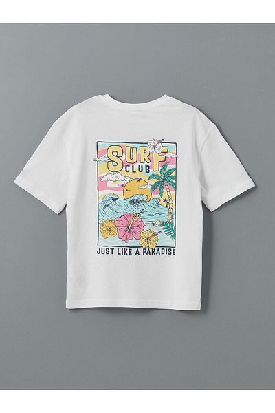 LC Waikiki Tricou pentru fete LCW Kids Crew Deck