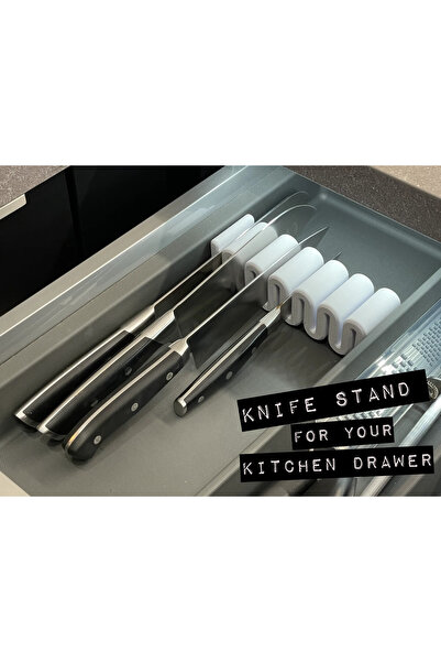 ERCTECH Kitchen Cabinet Knife Organizer Stand
