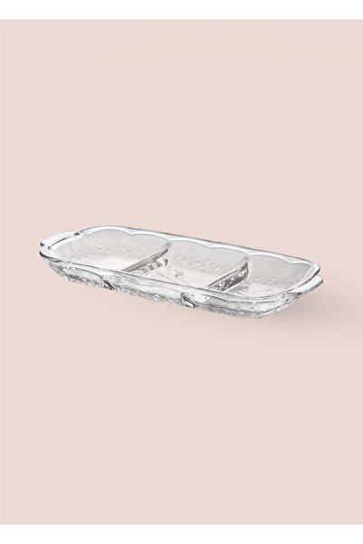 The Mia Divided Service Presentation Plate 30X13X4 cm Cam0501