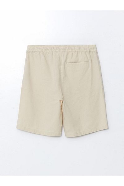 LC Waikiki Comfortable Fit Linen Blended Men's Shorts
