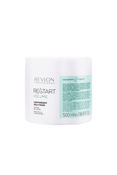 Revlon Professional Restart Volume Lightweight Jelly Mask 500 ml — Hafif Jel ...