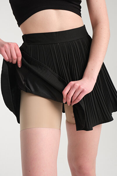 MRS.MODA Kadın Ten Renk Etek Ve Elbise Altına Giyilebilir Dikişsiz Toparlayıcı Korse Etkili Seamless Şort