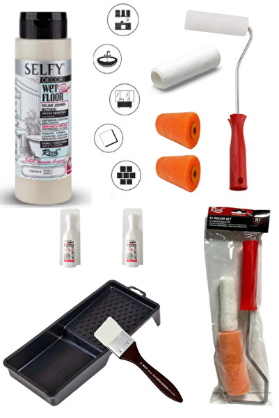 arttone Selfy Decor Islak Zemin Boyası Grej 500 ML Tezgah,Fayans,Granit,Merme...