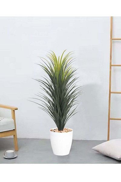 DRAMA HOME Artificial tree for home and office decor - 120 cm high - natural appearance - elegant pot - maintenance-free