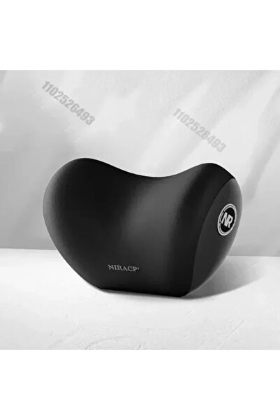 Choice وسادة دعم أسفل الظهر بمسند رأس أسود، وسادة قطنية مريحة لمقعد السيارة، كرسي المكتب، كرسي السرير المتحرك