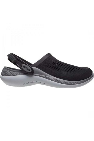 Crocs Saboți Literide 360 ​​46-47 Eu - M12 Us Negri - Negru/Gri Ardezie