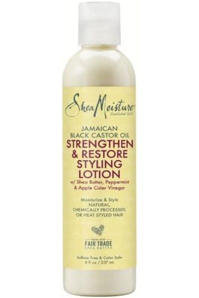 Shea Moisture Jamaican Black Castor Oil Strengthen and Restore Styling Lotion, 237 ml, multi, 8 Ounc