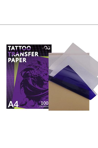 OGProduce Carbon Transfer Paper for A4 Size Hand Drawing and Thermal Machine 100 Pieces