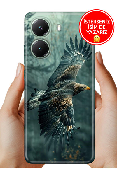 POCO X7 Pro Kılıf A Kalite Baskılı Art Silikon Ürküten Kartal