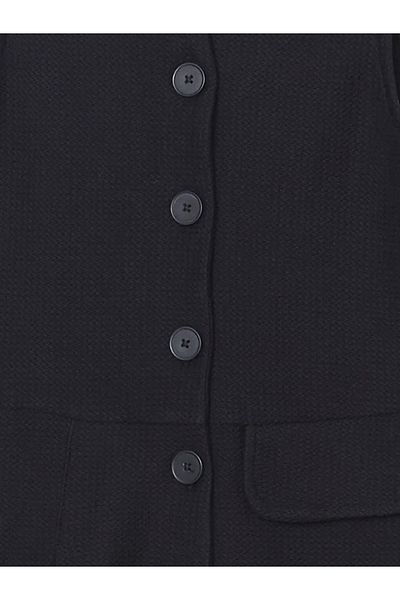 LC Waikiki Lcw Kids Black V-Neck Girl's Dress