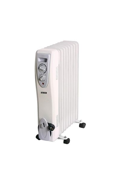 Noveen Calorifer electric Noveen OH9, 2000 W, 9 elementi, cu ulei, 3 trepte de putere (Alb)