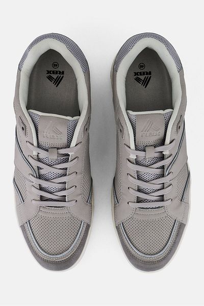 RBX Men Lace Up Outdoor Shoes, Grey