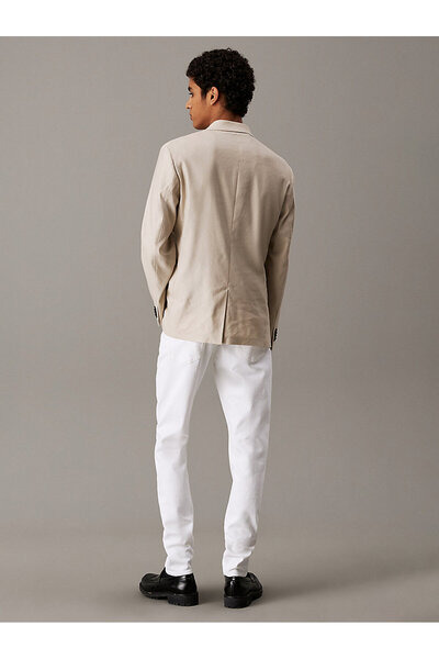 Calvin Klein Erkek Mavi Slim Fit Pantolon
