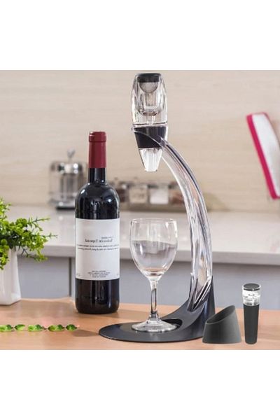 OEM Decantor de vin cu suport arcuit, ușor și convenabil de utilizat