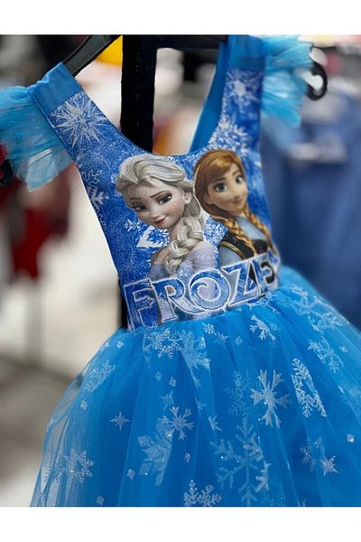Mıstık Bebe Κορίτσι Elsa, Frozen βραδινό φόρεμα/φόρεμα