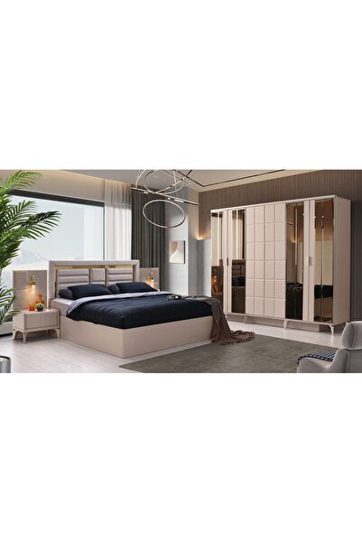 AYDINEV BERLİN MDF YATAK ODASI TAKIMI