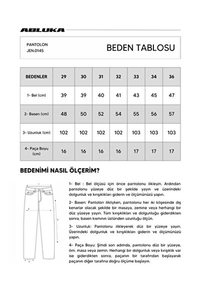 ablukaonline Erkek Boyfriend Fit Jean Pantolon Mavi