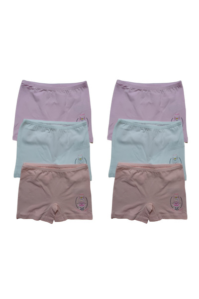 İki Yıldız Κοριτσίστικο εμπριμέ μπόξερ 6 τεμαχίων 7514