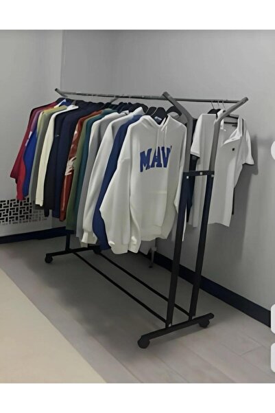 Can Vista Home V Ayarlı 105 Cm Tekerli Portatif Eşek Askılık