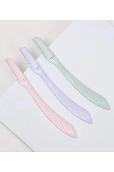 LA PERLA TECH 3pcs Stainless Steel Shavers, Facial Shaver, Facial Hair Remover Eyebrow Shaver