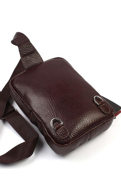 Aka Deri Brown Cross Leather Bag 205 61