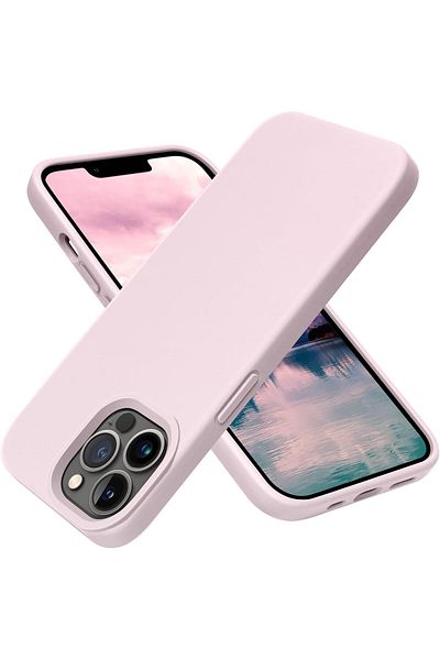 Generic Silicone Case Cover Compatible with iPhone 13 pro max , Ultra Slim Fit with Full Body Protection
