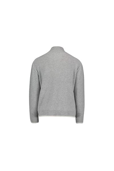 Betty & Co Rollkragenpullover für Damen ve stříbrné barvě